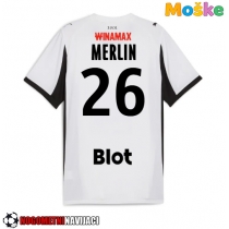 Moške Nogometnih dresov Stade Rennais Quentin Merlin #26 Gostujoči 2025-26 Kratki rokavi